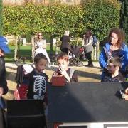 Garden games at Knebworth House as part of the Pumpkin Trail & Treats