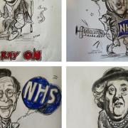 Aidan Farr's 'CARRY ON NHS' collection will be displayed at Lister Hospital. Picture: Aidan Farr
