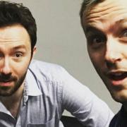 Comedy duo Doggett & Ephgrave. They have launched an appeal to keep their Hitchin Mostly Comedy club afloat during the current coronavirus crisis.