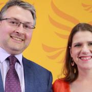 Liberal Democrat candidate for North East Bedfordshire, Daniel Norton, with party leader Jo Swinson. Picture: Liberal Democrats