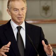 Former British Prime Minister Tony Blair in  2013. (AP Photo/Hektor Pustina)