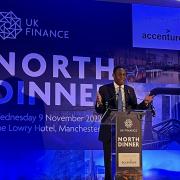 Bim Afolami MP speaking at UK Finance’s 2022 North Dinner, where he launched the report.