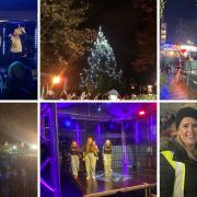 Christmas has arrived in Stevenage following two lights switch-on events