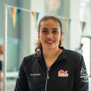 Grace Harvey is the current 100m breaststroke SB5 world champion.