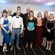 PrimEVIL in Norfolk won last year’s Experience of the Year award. From left: Judy Randon from last year’s sponsor insight6 with Louise Moss, Karl Peters, Richard Colsell, Adam Goymour, Helen McLaren, Ben Francis, Sarah Smith, Debbie Smith, Karen