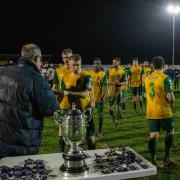 Hitchin Town were beaten by Berkhamsted on penalties in the county cup final. Picture: PETER ELSE