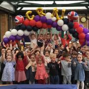 Children at Giles Nursery and Infants' School in Stevenage enjoyed coronation celebrations on Friday.