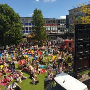 The outdoor cinema in Stevenage town centre has proved popular in previous years.