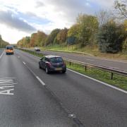 The A1(M) between Stevenage and Welwyn.