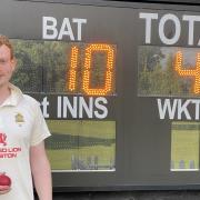 Ed Wharton took all 10 wickets as Preston beat Dunstable Town. Picture: PRESTON CC