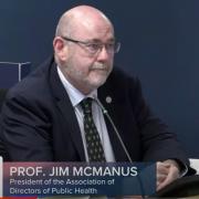 Professor Jim McManus gives evidence at the Covid-19 inquiry