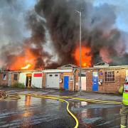 Firefighters were called to the blaze at around 6.15pm yesterday (Tuesday, July 11).