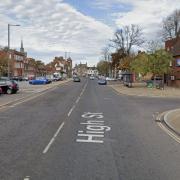The incident occurred on the High Street in Baldock.