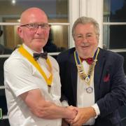 Vice president Garry Blythe (left) and president Keith Britter