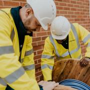 Work to bring full-fibre broadband to Hitchin is under way.