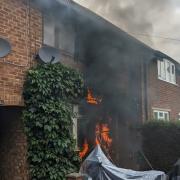 A fire broke out in Hallmead in Letchworth on Thursday, August 24.