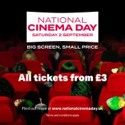 Tickets at Letchworth's Broadway Cinema and Stevenage's Cineworld are just £3 on Saturday, September 2.