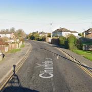 The incident occurred in Church Lane in Arlesey on Friday, September 1.
