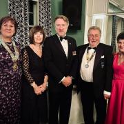 Distinguished guests at Baldock Rotary Club's 70th anniversary