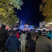 Crowds flocked to Stevenage's Christmas light switch-on last year.