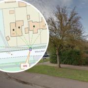 Plans for two 10 metre poles on Wilbury Road have been submitted.