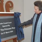 Princess Anne opens John Coxall Court.