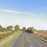 A bus and a second vehicle have been involved in a crash on the A600 Bedford Road near Hitchin and Ickleford