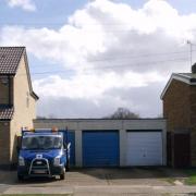An application to demolish these garages in Stevenage has been withdrawn.