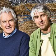 Larry (left) and George Lamb will be at Hitchin's Waitrose store on Friday.