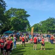 The crowds of runners and supporters at the Phoenix 5. Picture: STEVENAGE PHOENIX