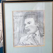 Eric Morecambe's sketch of Muhammad Ali from 1978 is set to be sold by Hansons Auctioneers in July.