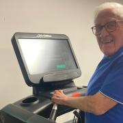John uses the treadmill for 20 minutes each time