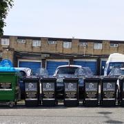 A 'bring bank' site in Stevenage. Credit: Stevenage Borough Council. Permission for use for LDRS partners.