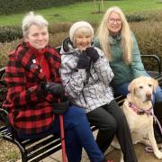 Councillor Coleen De Freitas, Alice Bucchi (The Friends of Old Stevenage), and Jo Sorrell (chair of the SOTBCP).