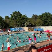 More than 8,000 people descended on Hitchin and Letchworth's lidos last weekend