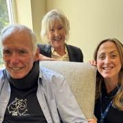 Natalie Cassidy visited the hospice to learn more about end of life care