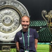 Maisie at the Wimbledon Championships