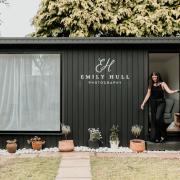 Emily and her studio in Welwyn Garden City