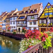 Colmar is known for its lovely half-timbered house