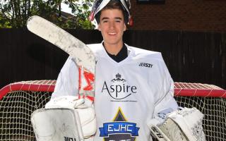Will Kerlin, 14 has been offered an ice hockey scholarship at the Ontario ice hockey academy