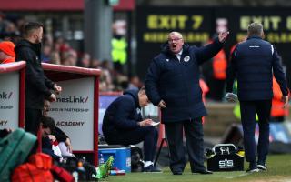 Steve Evans says he has had enough of apologies from the bosses of referees. Picture: GEORGE TEWKESBURY/PA