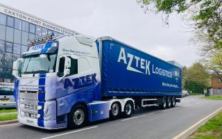 Aztek Logistics achieved a £12 million turnover last year.