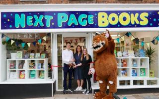 Next Page Books in Hitchin was awarded the prize for the 'best bookshop' category.