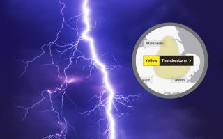 Thunderstorms could hit Hertfordshire today (Tuesday, June 20).