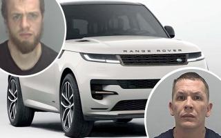 Range Rover Sport worth £90,000 was among expensive motors stolen from outside homes by gang including Stevie Quigg and Ben Valentine