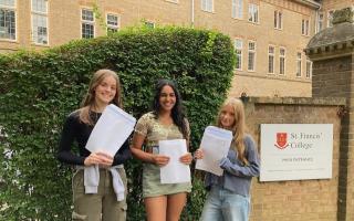 Students across Stevenage and North Hertfordshire - including at St Francis' College in Letchworth - are opening their GCSE results today.