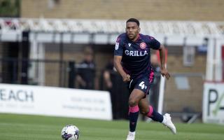 Nathan Thompson has attracted the interest of a solid Championship club says Steve Evans. Picture: TGS PHOTO