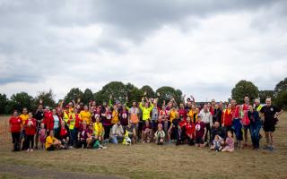 Stevenage Striders celebrate their running of the Stevenage 10k. Picture: STEVENAGE STRIDERS