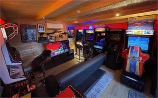 Paul's homemade arcade could be named Games Room of the Year 2023.