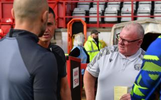 Steve Evans produced some memorable quotes after games this season. Picture: TGS PHOTO